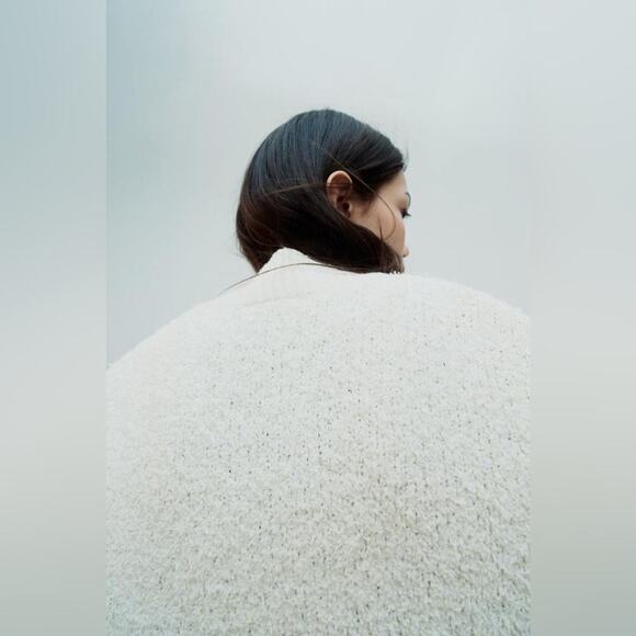 Zara Terry Knit Sweater Size Small - Picture 9 of 15